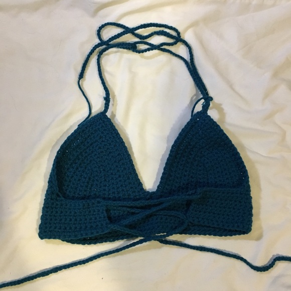 Crochet Halter/ Bikini Top - Picture 3 of 5